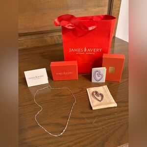 James Avery Mothers Love pendant and necklace set